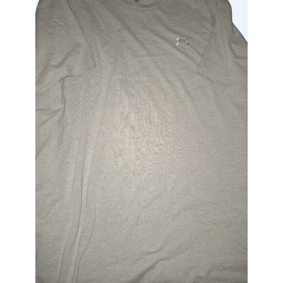Under Armour Mens Gray Short Sleeve T-Shirt XL Cotton Blend Crewneck Comfortable - Picture 5 of 7